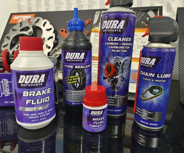 Daytona Luncurkan Merk baru “DURA MOTOPARTS” Solusi Spare Part dan Perawatan Motor Harian